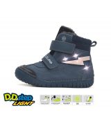 Dětská zimní obuv D.D.step W050-42707B blikací